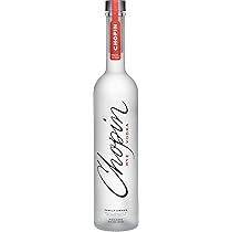 Chopin Rye – Wodka dal Sapore Piccante con Note di Pepe Nero, 40% Bottiglia da 700ml