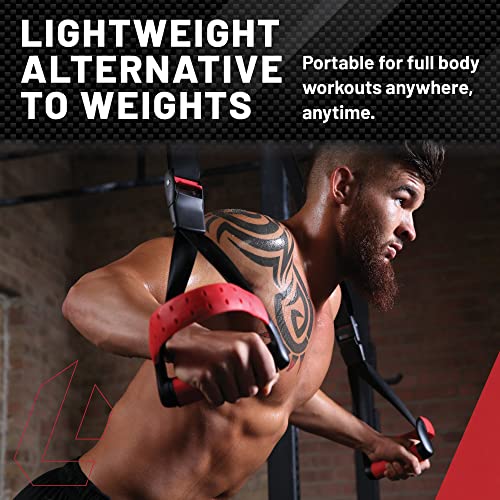 Image of Lifeline Jungle Gym XT Body Weight Suspension Trainer System - Patented Split Anchor, Full-Body Workout, Lightweight Home Suspension Training Kit for Home Gym, Workout Equipment