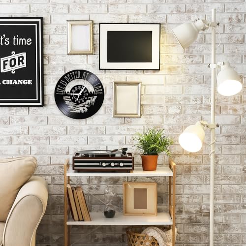 Reloj de pared analógico moderno redondo de 12 pulgadas miniatura 6