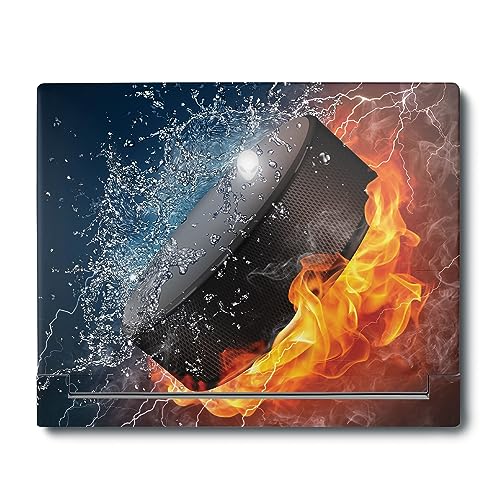 Image of MightySkins Skin Compatible with Alienware X16 R1 (2023) Full Wrap Kit - Hockey Fire | Protective, Durable, and Unique Vinyl Decal wrap Cover | Easy to Apply & Change Styles | Made in The USA