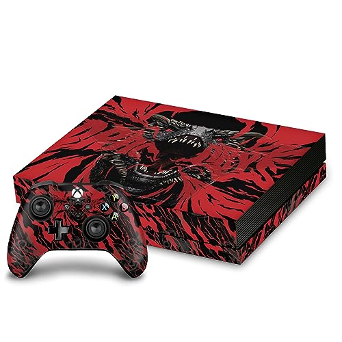 Autocollant de jeu Xbox One X peau vinyle Game of Thrones HBO Dracarys complet