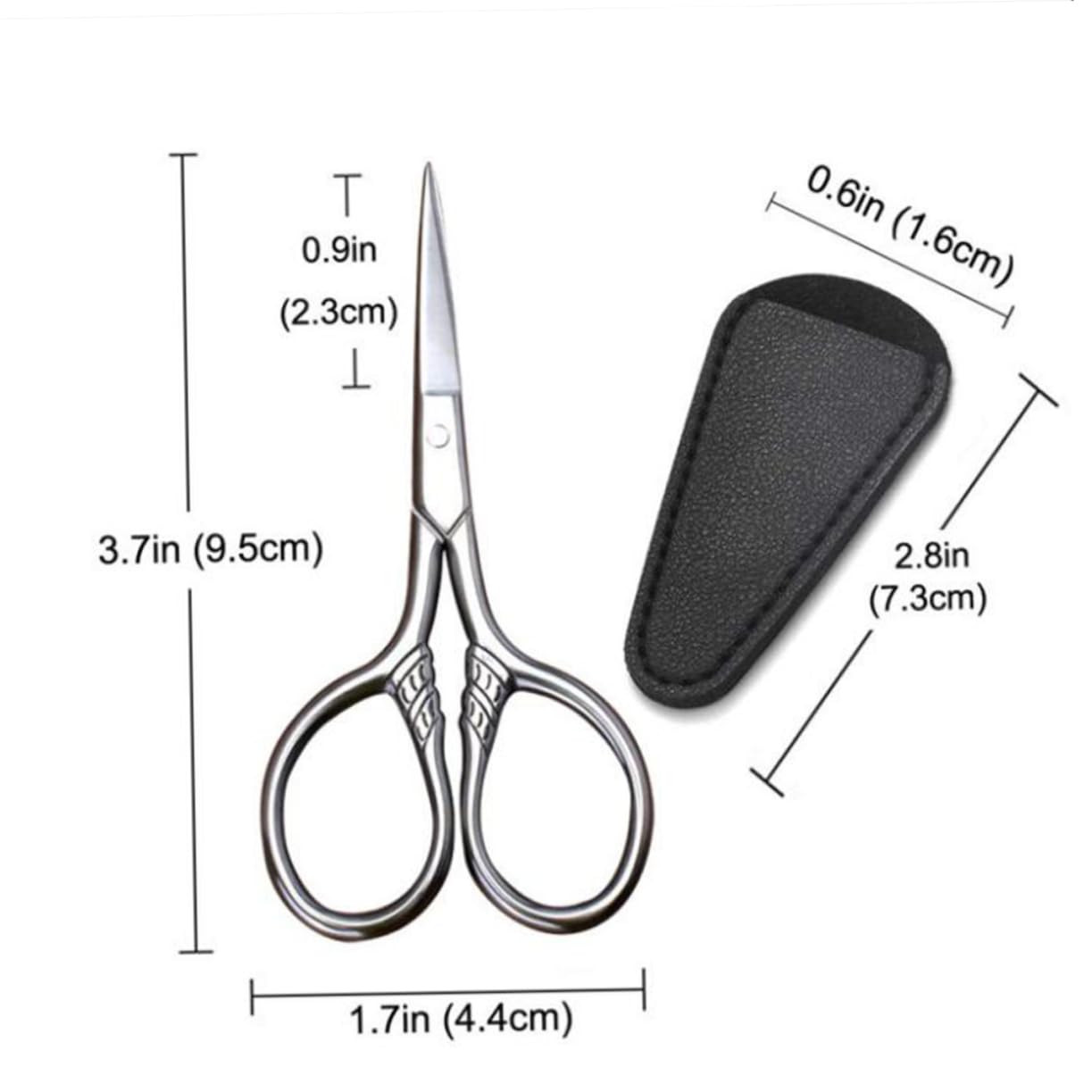 CALLARON Professional Barber Scissors Set of 2 Trimming Shears Precision Cutting Anti-slip Grip Perfect for Home Salons Personal Use