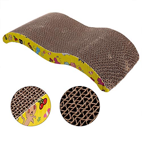 Arranhador de gato Balacoo, bloco de arranhar, durável, ondulado para animais de estimação, gato, ar