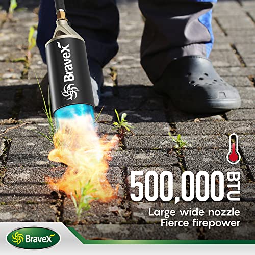Propane Torch Weed Burner Torch - Weed Torch With Built-In Igniter 500 000 Btu For Burning Weeds, Overgrown Paths, Roofing, Asphalt, Light Bonfires, Charcoal Grill #TOP3