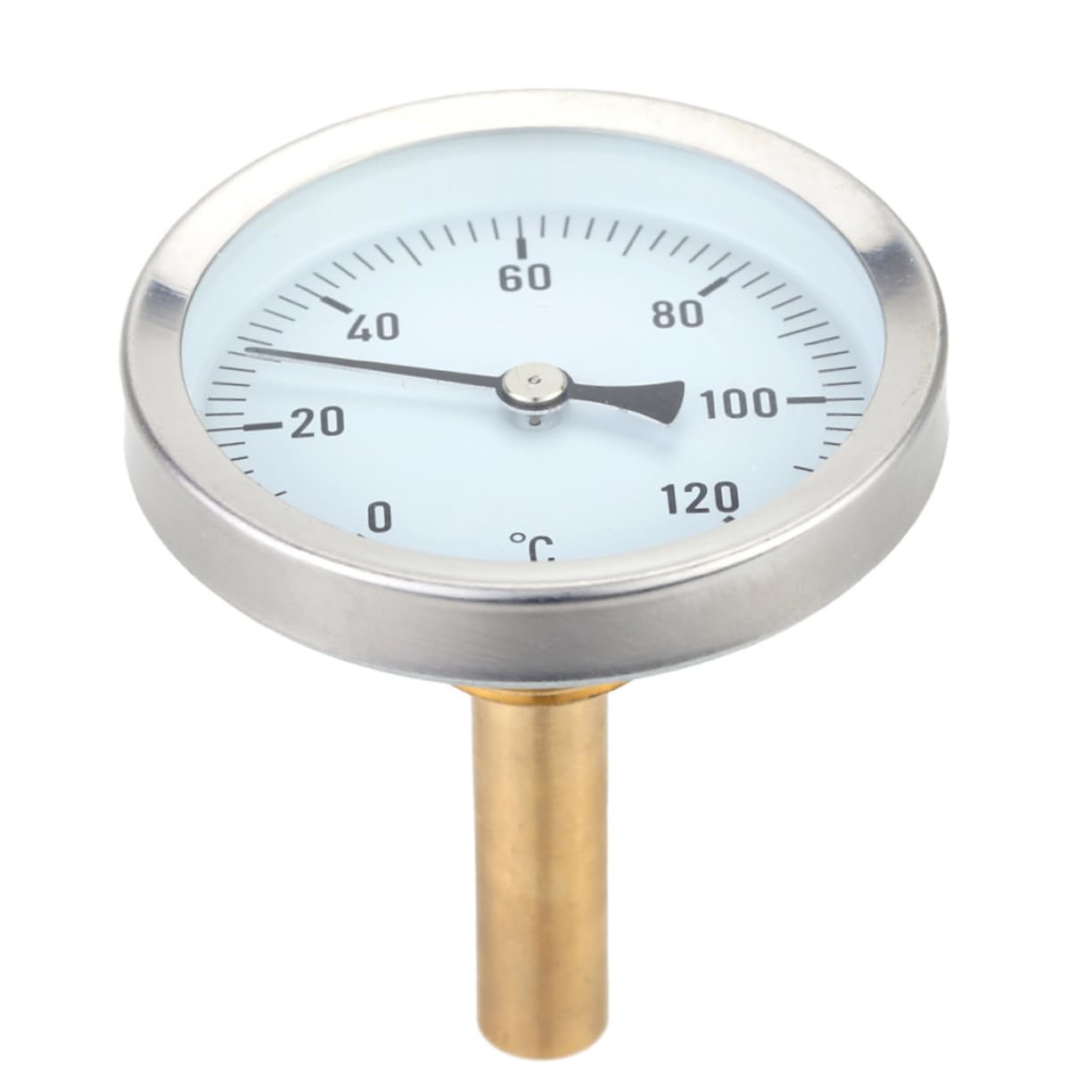 3stücke Aluminium Hochpräzisions Wasserthermometer Horizontal Montierbar Temperaturbereich Für Heizungsanlagen Und Öltanks Geeignet