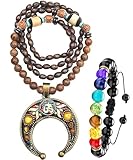 Bohemian Wooden Beaded Necklace