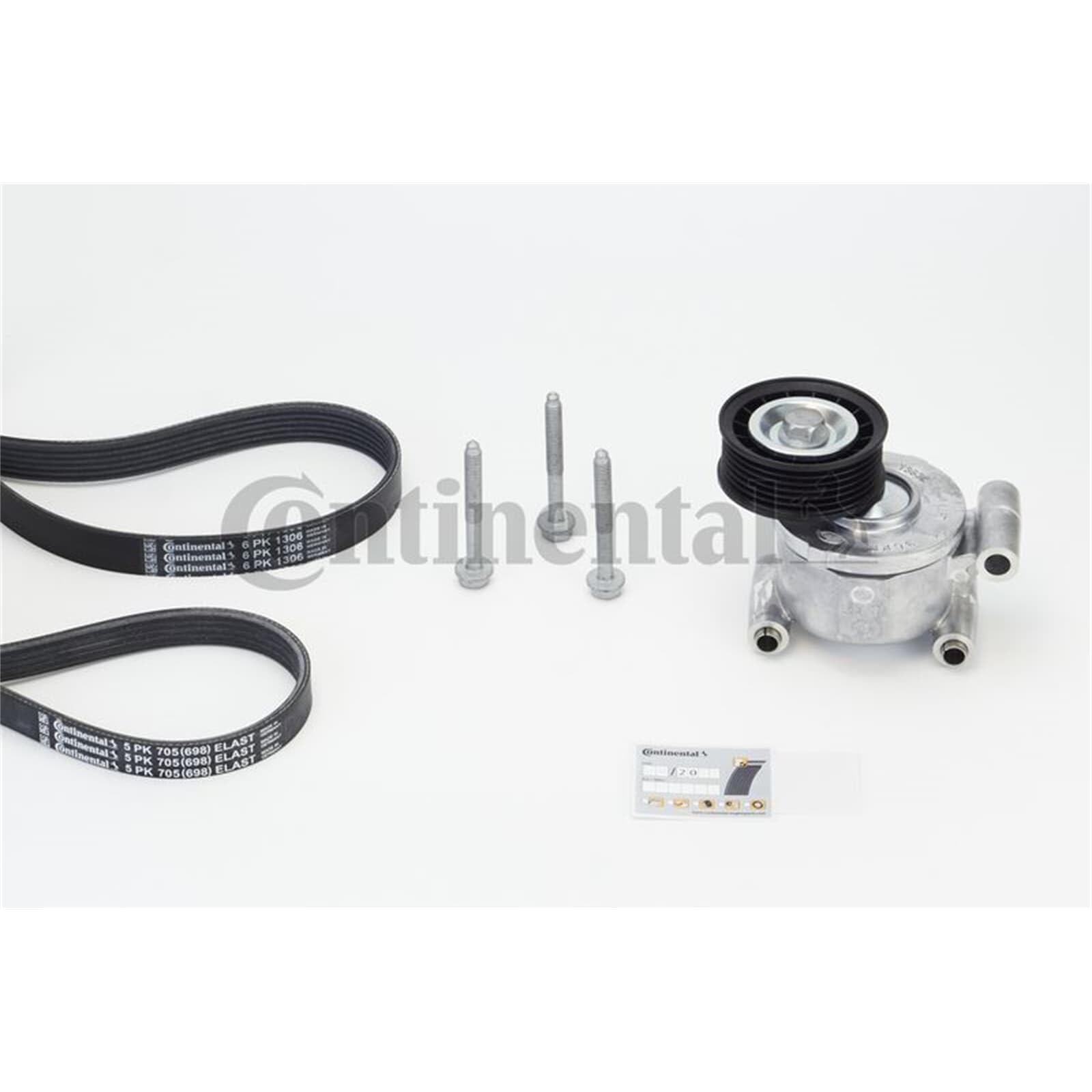 Continental 6PK1306K3 Keilriemen-Set, Zubehör