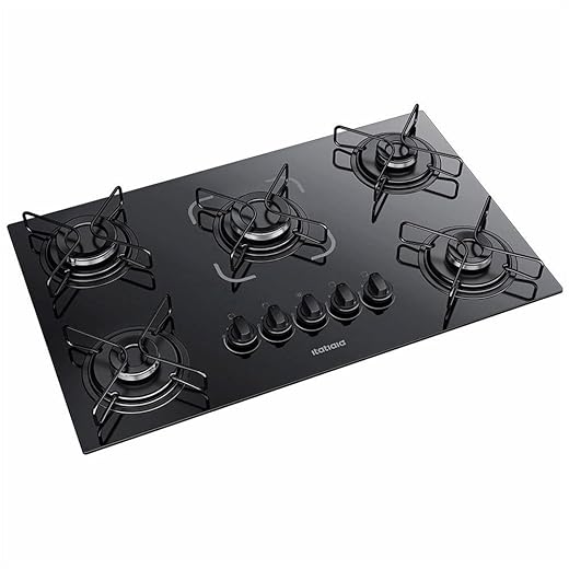 Cooktop Essencial 5 Bocas - Preto