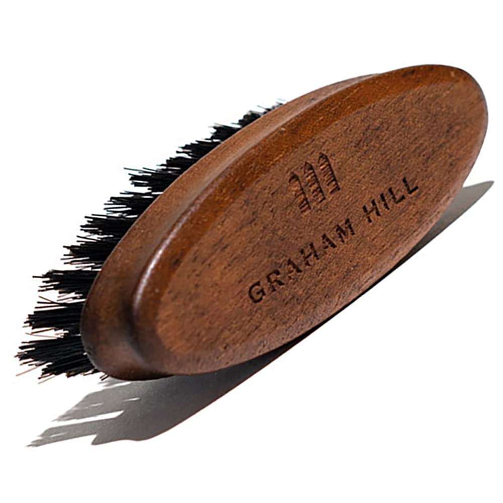 Graham Hill Brosse à barbe en poils de sanglier - Design compact