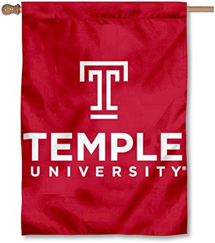 Temple Owls 28" x 40" Two Sided House Flag