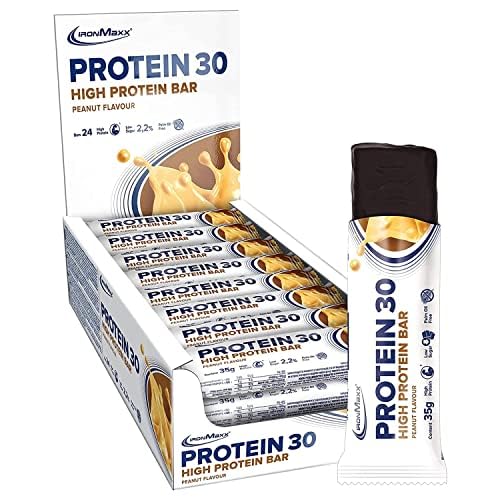 IronMaxx Proteína 30 Barrita Cacahuetes 24x35g