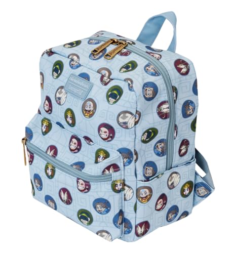 Loungefly Nickelodeon Avatar the Last Airbender Allover Print Square Nylon Mini Backpack