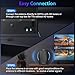 2025 TV Antenna Indoor Antenna for Smart TV Long Range Reception HD Digital Antenna Outdoor with Amplifier Signal Booster for Local Channels Supports 4K 1080p