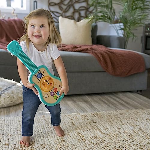 Image of Baby Einstein Sing & Strum Magic Touch Ukulele Wooden Musical Toy, Ages 6 Months+, Multicolored