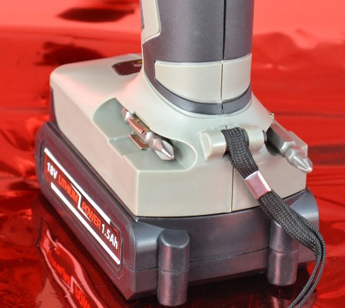 Akkuschrauber AKKUBOHRSCHRAUBER SET AKKU BIT SCHRAUBER AKKUBOHRER 2GANG PROFI-OPTI-DRILL 18V Li-Ion 1500mAh GUTE QUALITÄT, 1Std-Schnell-Ladegerät, SPITZE in PREIS-LEISTUNG! mit Bohrer & BITS – Bild 7