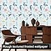 HOMETITUTE Light Blue Ocean Animals Wallpaper Peel and Stick Cute Sea Creature Pattern Contact Paper Wall Paper Stick 17.7