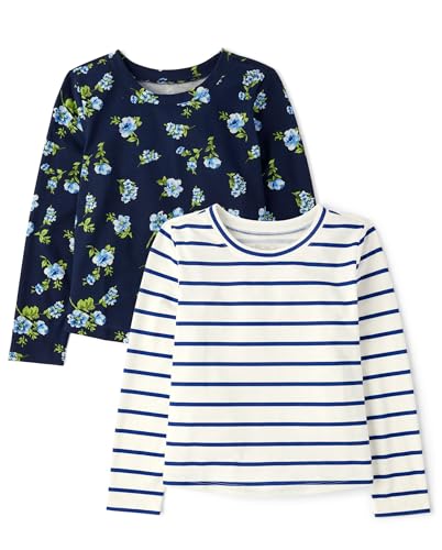 Image of The Children's Place Girls' Long Sleeve Knit Fashion Shirt