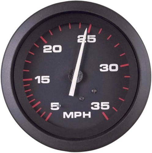 Sierra International 57898P Amega - Kit de velocímetro resistente a los arañazos tipo Pitot con cúpula, 3"