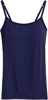 BIFINI Women's Adjustable Padded Bra Camisole Top Sleeveless T-Shirt, Colors
