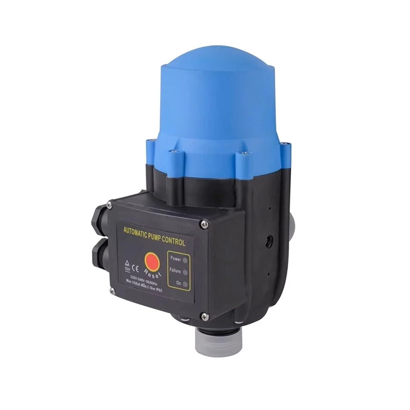 Controlador de presión electrónico for Bomba de Agua Interruptor de presión Controlador de presión automático Interruptor de Flujo de Agua electrónico(Beige)