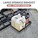 Rockland Motorcycle Hitch Carrier with Loading Ramp and Gas Can Holder, 500 LBS Capacity, Heavy Duty Hitch Mounted Motorcycle Trailer Carrier Scooter Dirt Bike Hauler Hitch Mount Rack