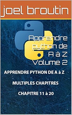 Amazon.com: Apprendre python de A à Z Volume 2 (French Edition) eBook ...