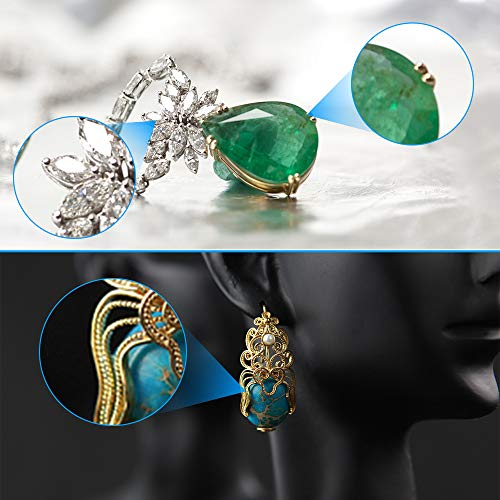 Lupa de joias Lupa Lupa com iluminação LED 15X / 25X / 55X Ampliação para colecionador de selos joal