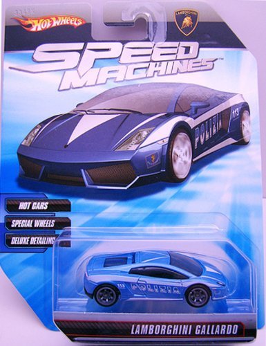 Auto de colección Hot Wheels Lamborghini Gallardo Polizia 1:64