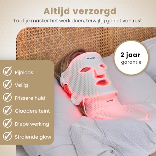 Northwall Roodlicht LED Gezichtsmasker – Gold-serie - View 2