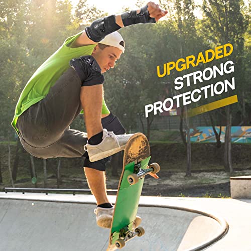 image for BOSONER Roller and Skating Pads for Kids-Youth-Adults: Knee Pads and E