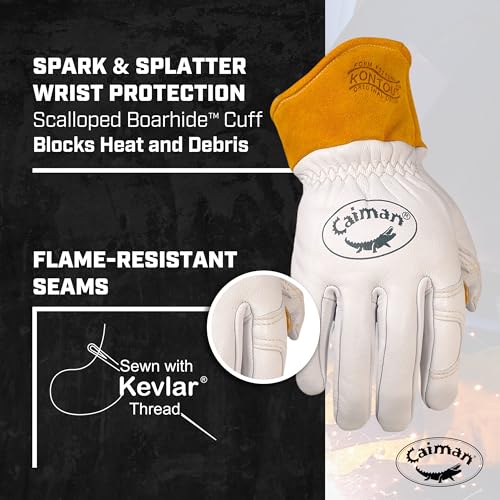 Caiman Premium Goat Grain Gloves