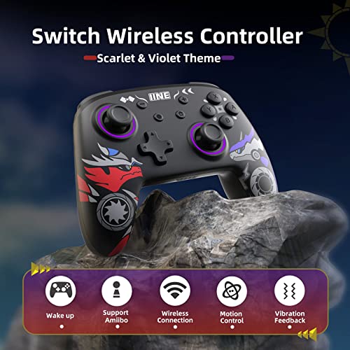 Iine Pokemon Controller For Switch With Game Theme Print 5 In 1 Protective Case Cover Set #TOP1