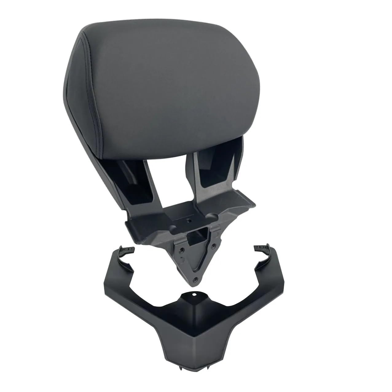 Dossier passager XMAX300 de qualité supérieure rembourrage ergonomique noir - 7