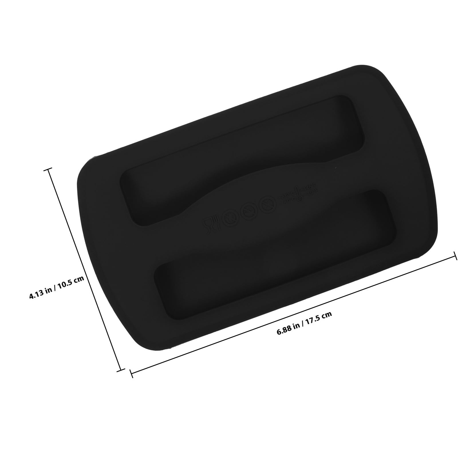 CHILDWEET Copertura Pane per e in Macchina del Silicone Antipolvere Nero Texture Resistente per Accessori Tostapane da Cucina