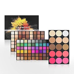 RoseFlower Juego de maquillaje Paleta de Sombra de Ojos Profesional Cosmético de Belleza Ojo Shadow de Paleta Conjunto…