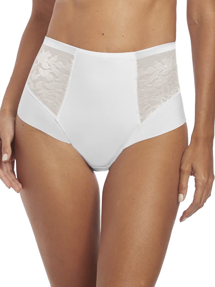 Fantasie Illusion Brief High Waist White White M - 12