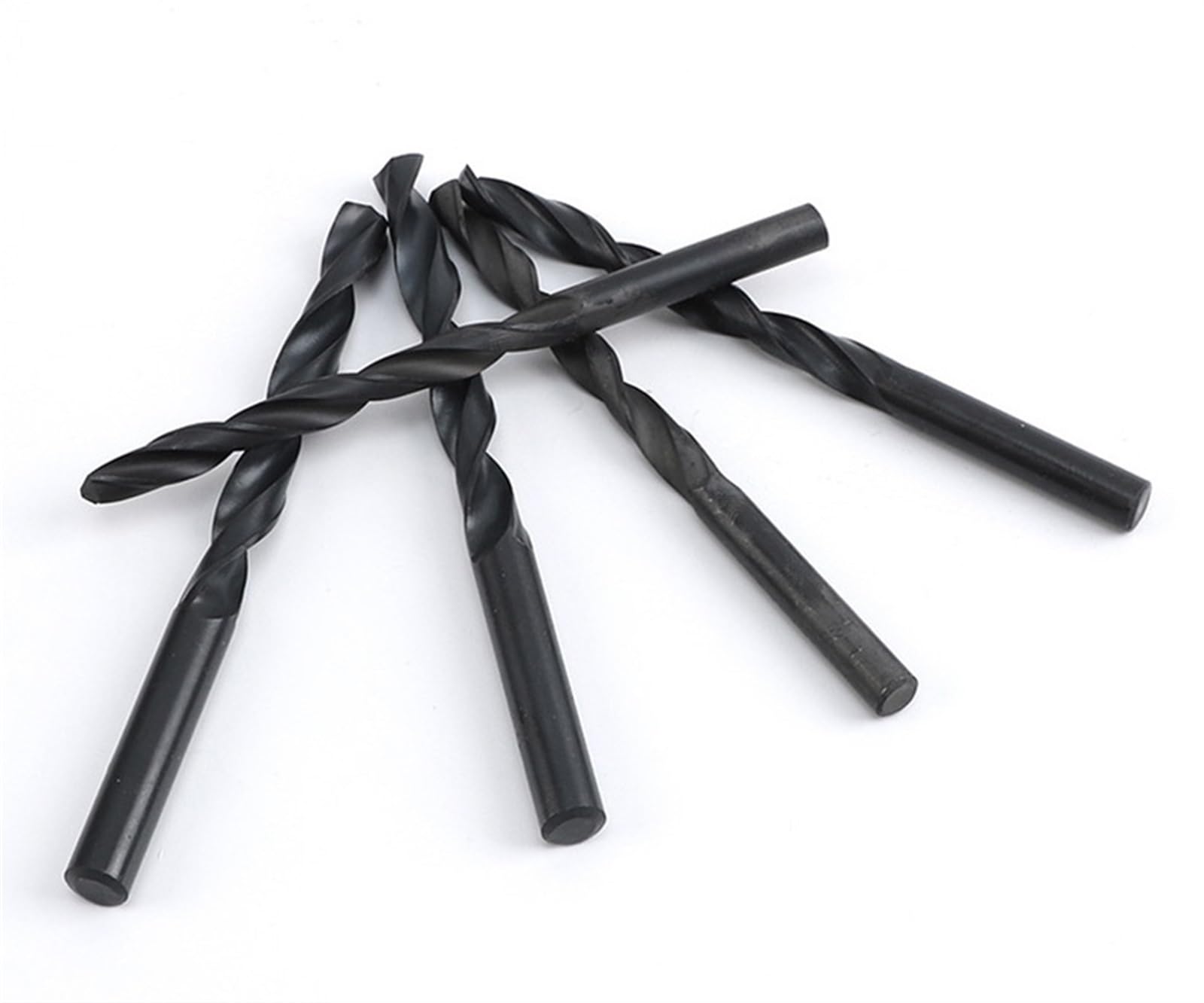 Juego De 10 Brocas Helicoidales De 1mm-14mm, Broca Negra De Nitruro HSS Hierro, Aleaciones De Aluminio Y Plásticos (Color : 10pcs, Size : 14.0mm)
