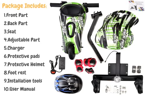 Image of Drift Scooter Super High Power, Bluetooth, 36V Electric Drifting Car with Key (Red Race)