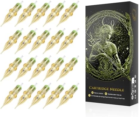 BIOMASER 7RL Cartridge Needles, 20PCS, Round Liner, 1207RL