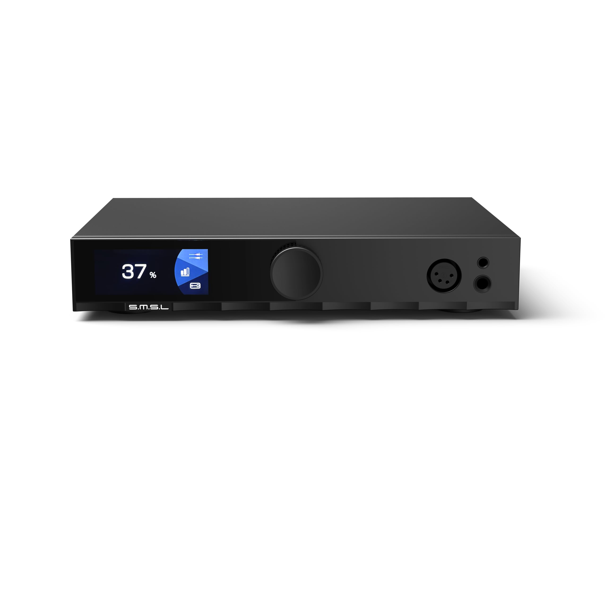 SMSL H400 MK2 w pełni zbalansowany wzmacniacz słuchawkowy Hi-Res przedwzmacniacz biurkowy w pełni zbalansowany wzmacniacz z 132 dB SNR i 0,00006% THD+N. Potrójne wzmocnienie dla słuchawek IEM i