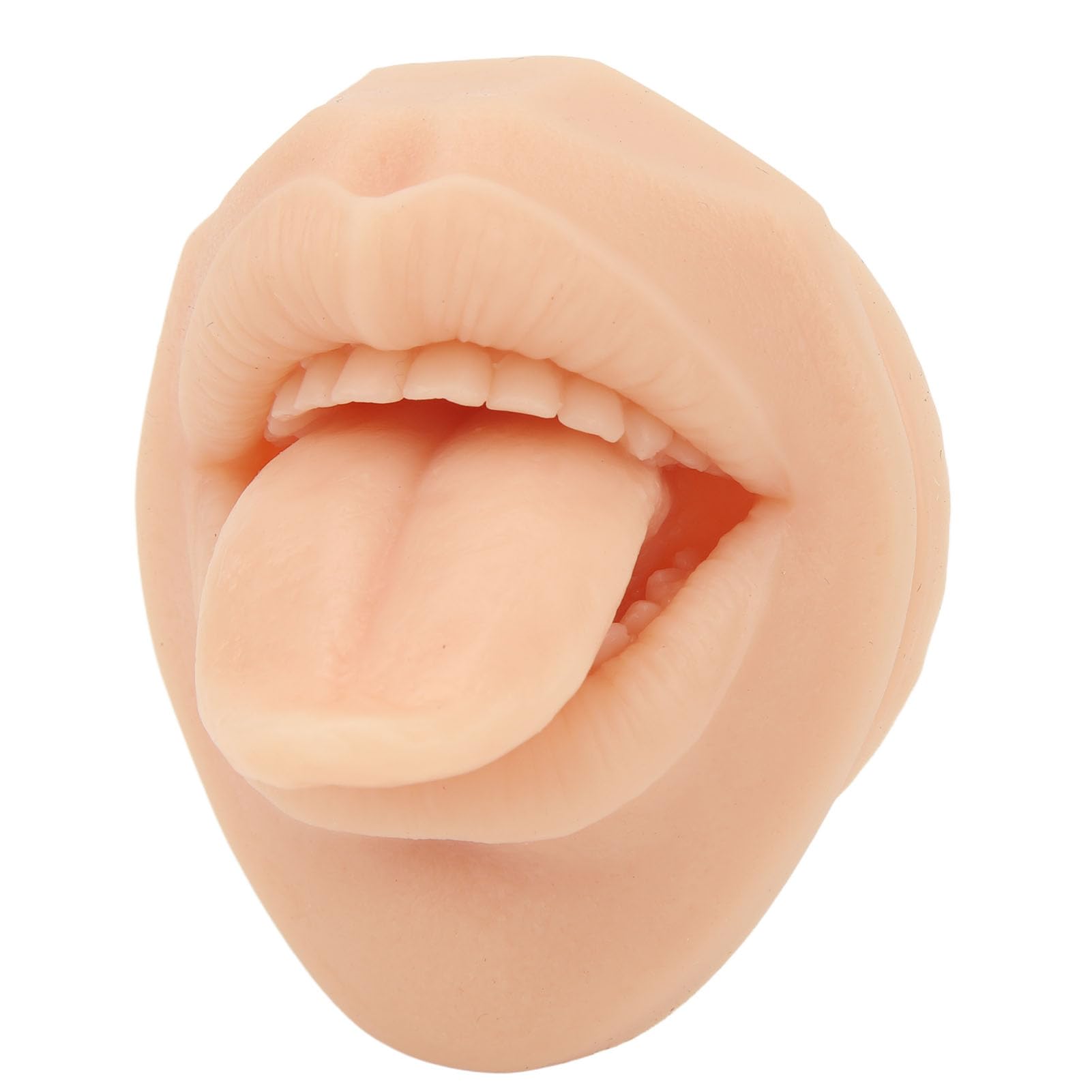 Parties du Corps de Pratique de Perçage Souples et Réutilisables, Modèle de Bouche de Langue en Silicone 3D, Conçu pour Imiter la Bouche et la Langue Humaines, pour les