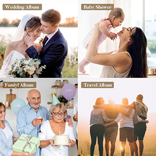 Fabmaker 01A0102-1901A 2 Pack Small Photo Album 4X6, Fabmaker Each Picture Album Holds 24 Horizontal Photos, Linen Cover Picture Photo Book thumb #6