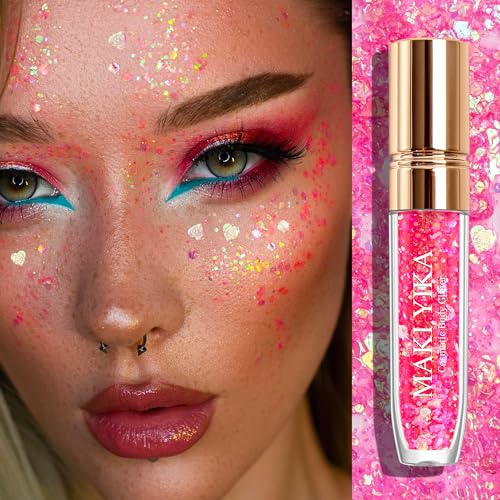 Body-Glitter-Rave-Accessories-Face-Glitter-Makeup-Mermaid-Sequins-for-Eye-Hair-Singer-Concerts-Party-Festival-Sparkling-Chunky-Glitter-for-Women-Kids-Multi-Color