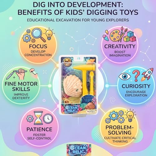 Image of APEX Ocean Relic Kit 1 Surprise Excavation Toy for Kids 5+
