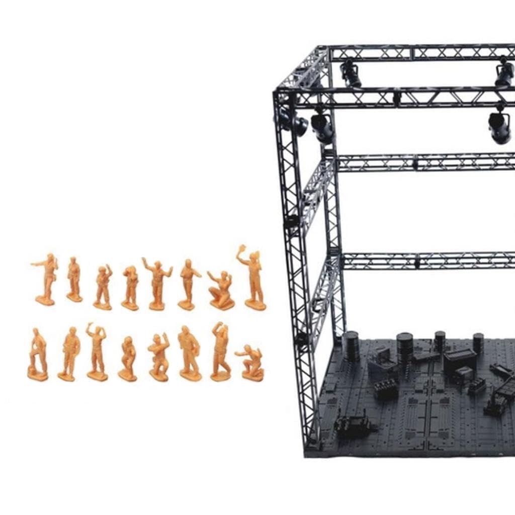 QUXVUIS Stimola la creatività con i kit di base d'azione in Per scala 1/144 adatti agli appassionati di modellismo, kit di modelli staccabili, espositore per