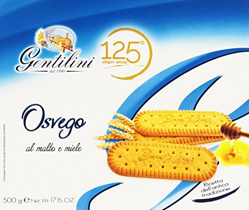 Gentilini Biscotti al Malto e Miele Osvego - 500 g