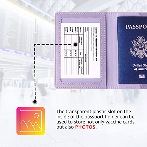 Tigari Passport Holder Women, Travel Must Haves Passport And Vaccine Card Holder Combo, Slim Travel Accessories Passport Wallet For Men, Pu Leather Passport Cover Protector Travel Essentials #TOP2