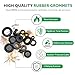 EASYEAH 125PCS 18 Sizes Rubber Grommet Kit, Rubber Plugs for Round Holes, Firewall Wire Cable Hole Grommet for Automotive, Industrial, Home 1/4 5/16 1/2 7/32 3/8 9/16 5/16 5/8 3/4 7/8 15/16 21/32 1