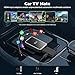 LAMTTO HDMI Input Car TV & Wireless CarPlay Adapter – 2-in-1 Dongle Convert Wired to Wireless CarPlay, Stream TV Stick/Switch/iPhone to Car Screen, Plug & Play for Factory Car Stereo 2016+ & iOS 12+