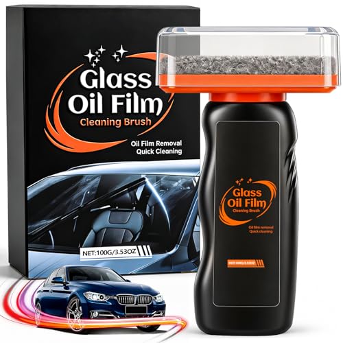 Limpia Cristales Coche Limpiacristales - Productos Limpieza Coche Oil Film Cleaning Crush 100ml, Repelente Agua Parabrisas, Limpiador Antivaho para Cristales de Auto